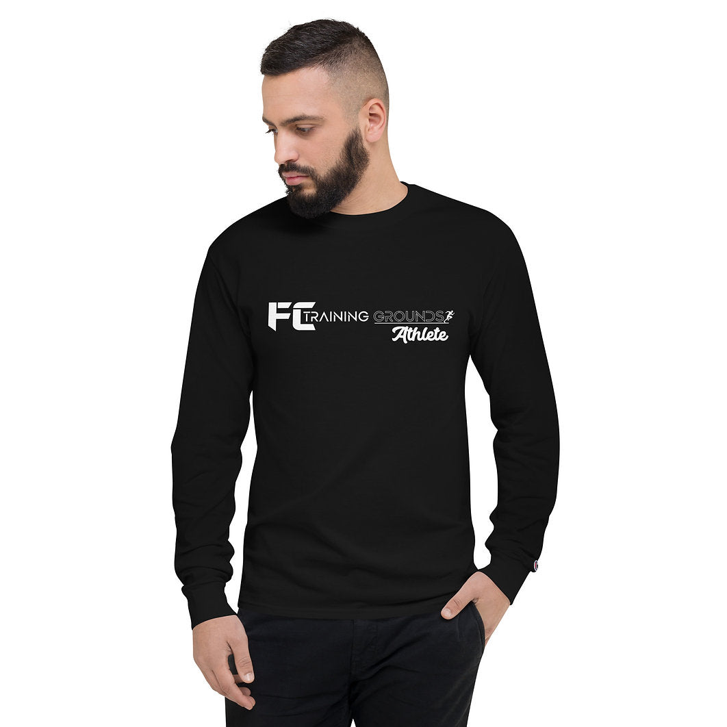 Men s Champion Long Sleeve Shirt Athlete